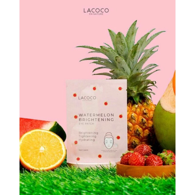 LACOCO WATERMELON GLOW BRIGHTENING EYE PATCH