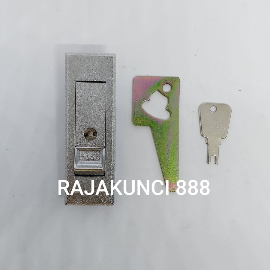 Kunci panel push lock with key MS603 polos  Kunci panel  Box panel