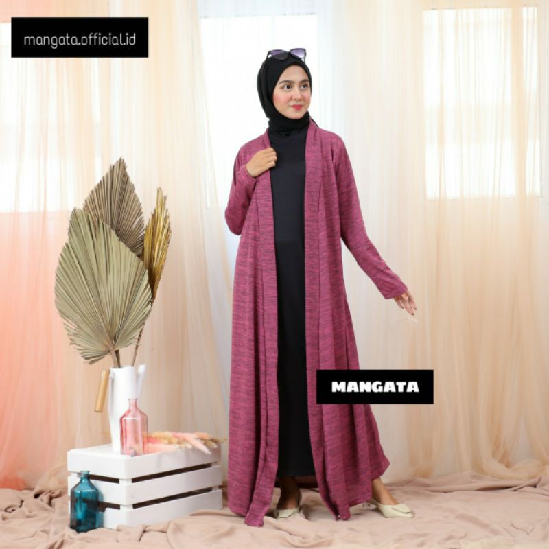 Long Abstract Cardigan