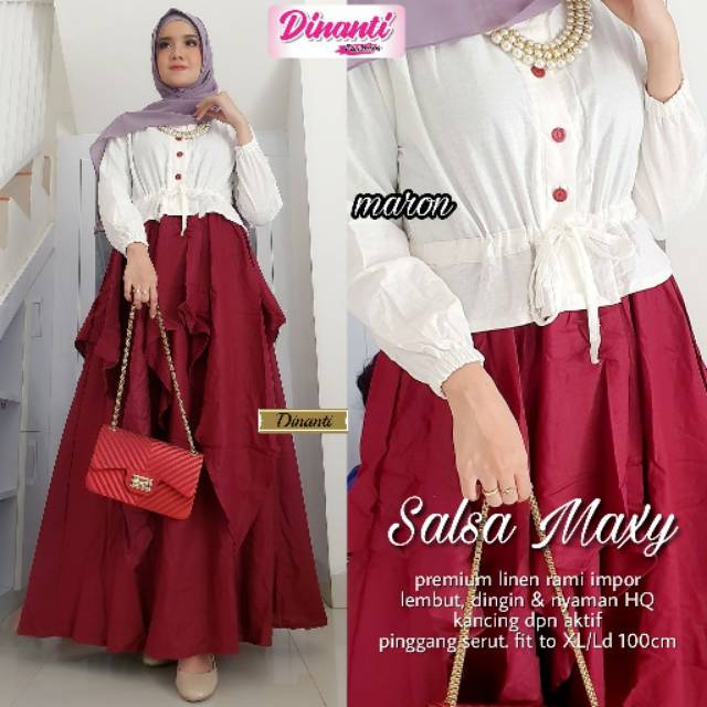 Maxy Salsa katun linen