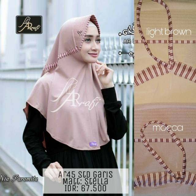 Hijab Arrafi Ar045 std garis