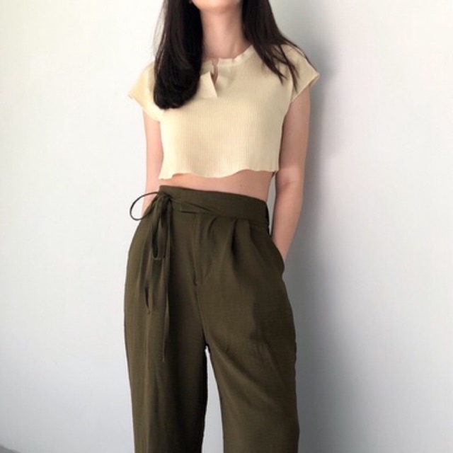 Elise Knit Cropped Top