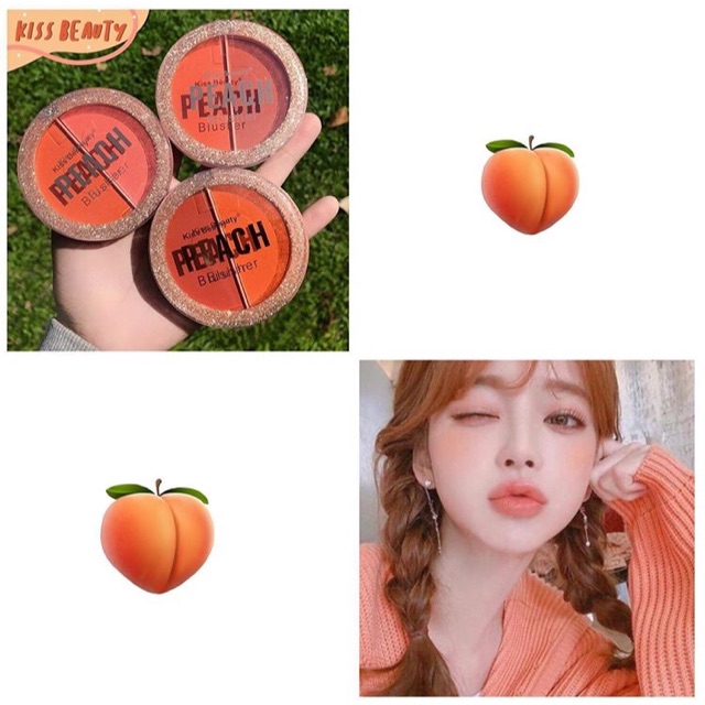 Blush on peach 2in1