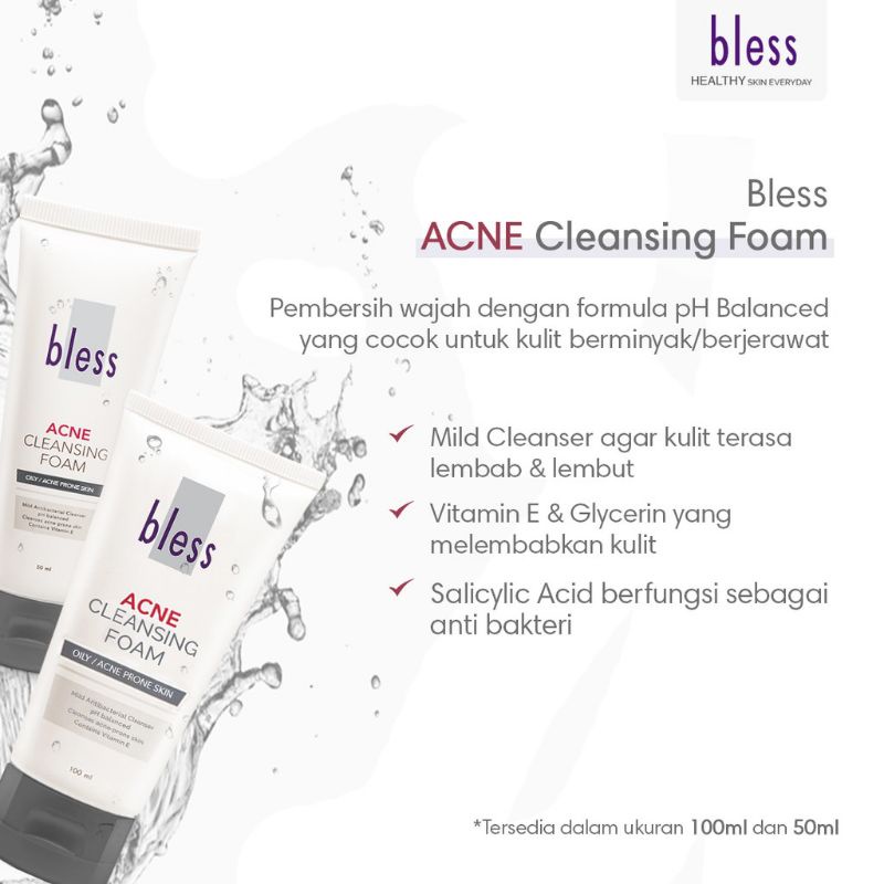 Bless Acne Cleansing Foam 100ml