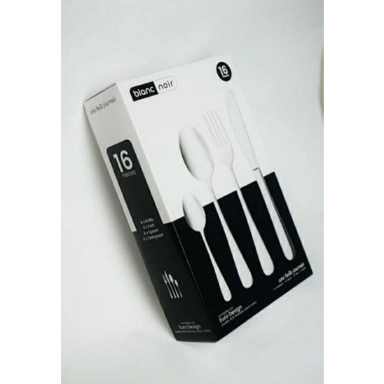 Peralatan set Makan Blanc Noir