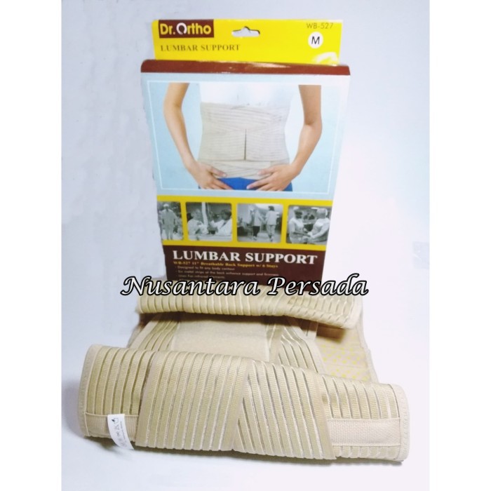 Dr.Ortho Lumbar Support 11" Breathable Back Support with 6 stays