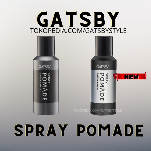 Gatsby Styling Pomade Spray Quick & Volume