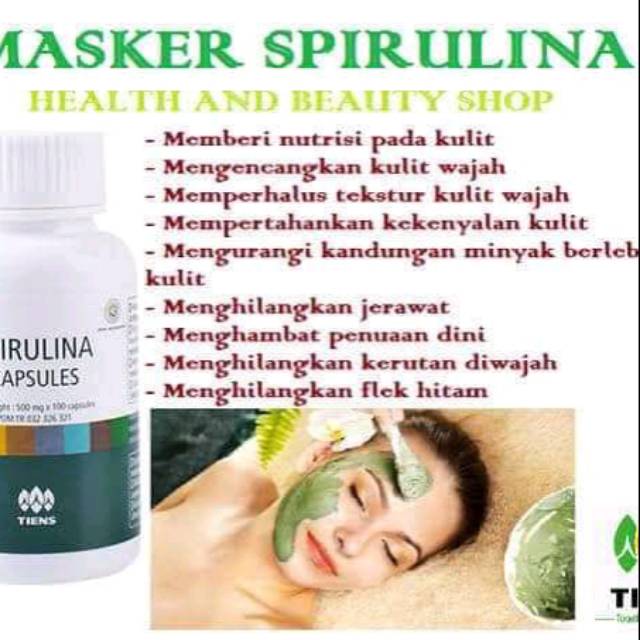 Masker spirulina