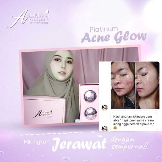 Pltinum acne glow