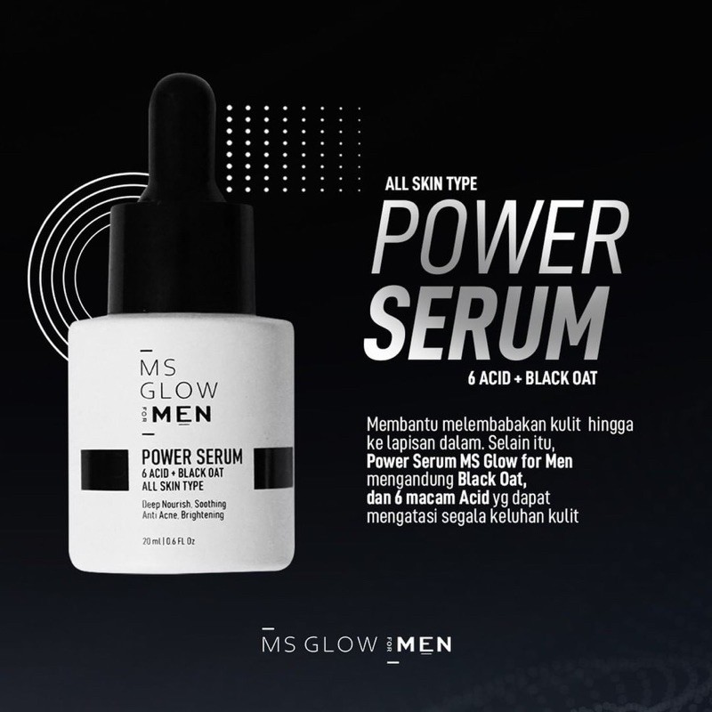 power serum ms glow men original