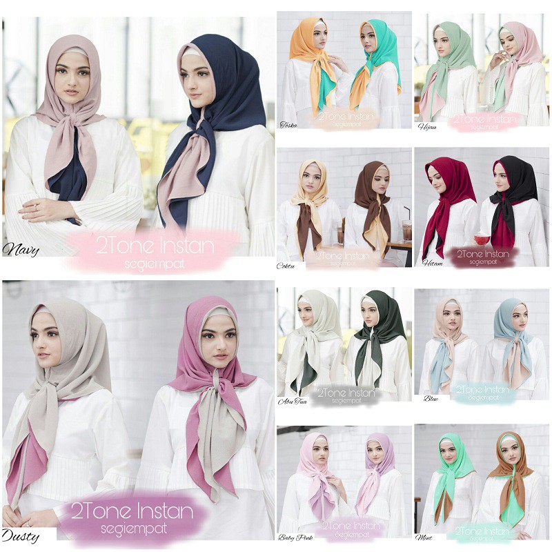 Segiempat 2Tone Instan