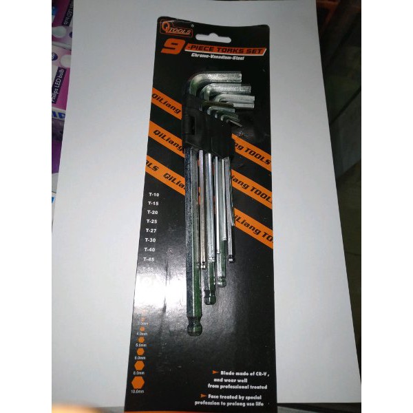 Kunci L set panjang
