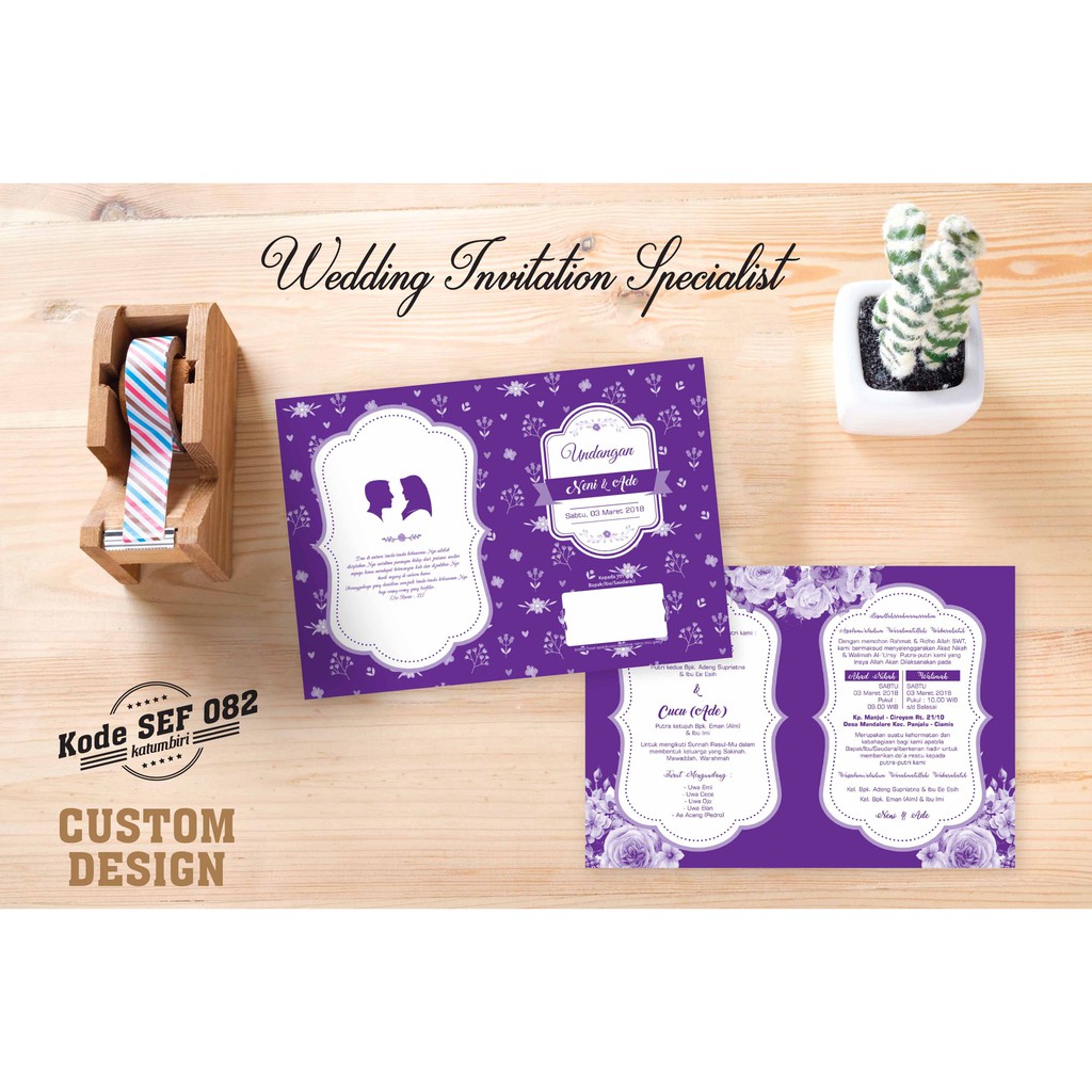 Undangan Soft Cover SEF82