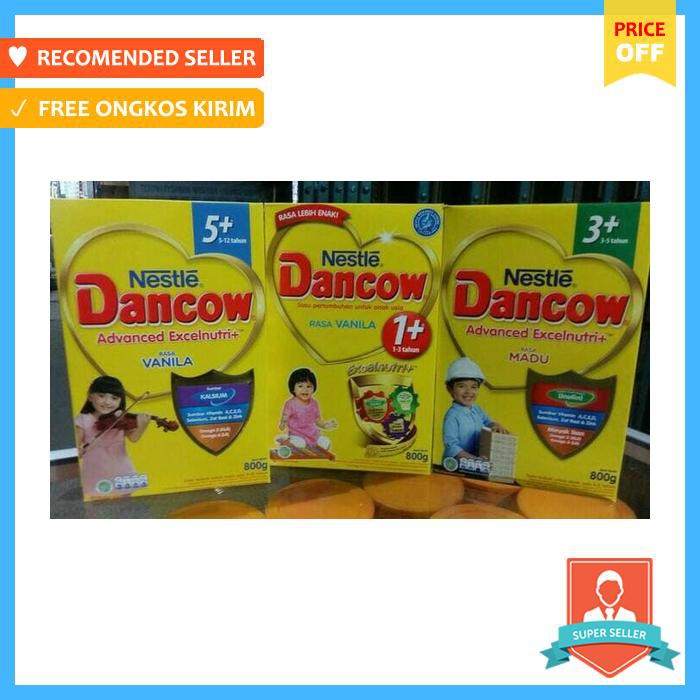 DANCOW 3+ VANILA 800GR