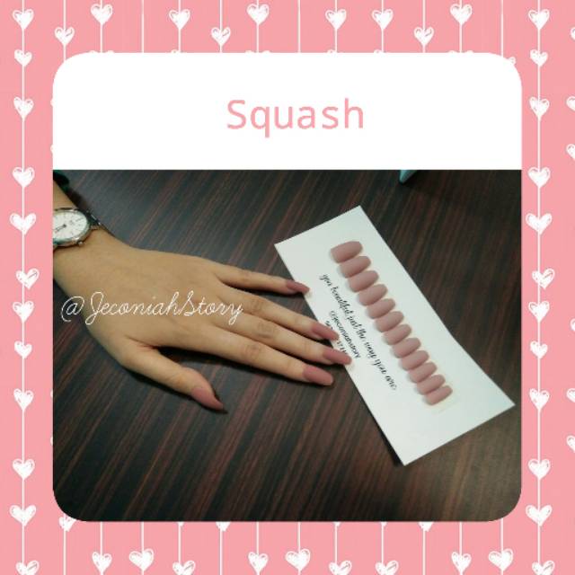 Fake Nail Matte Squash