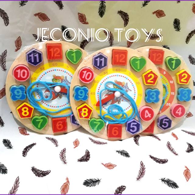 Puzzle jam kayu