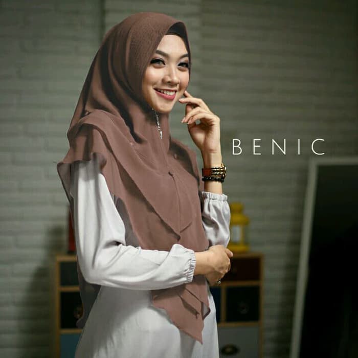 Promo Hijab Khimar Benic Diskon