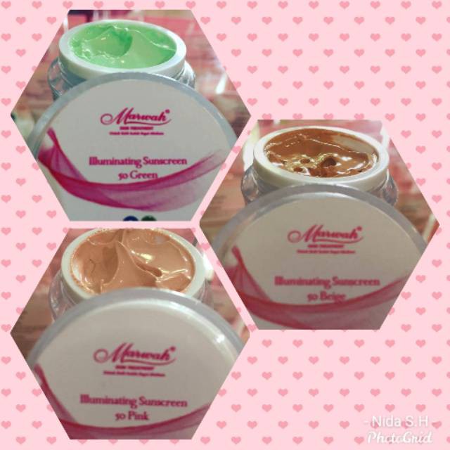 ILUMINATING SUNCREEN MARWAH ORIGINAL PRODUCT