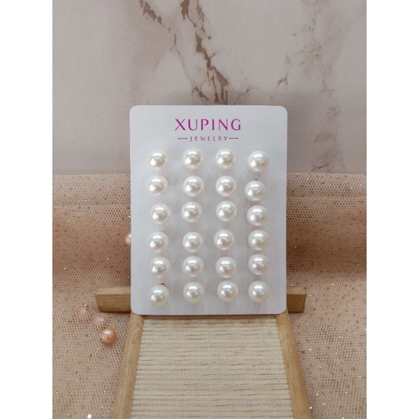 Anting Xuping Rhodium Mutiara