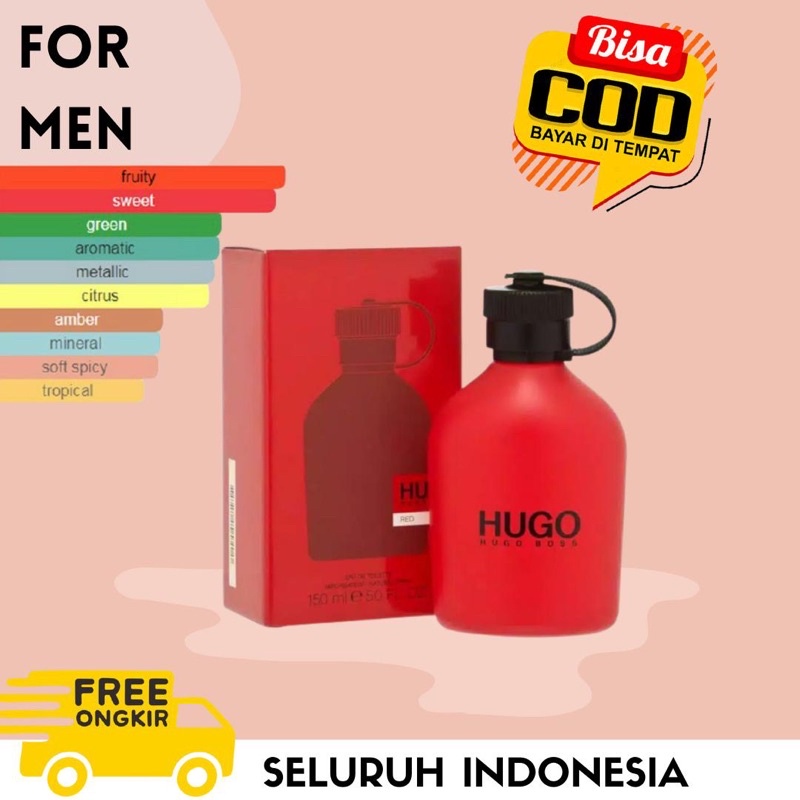 Parfum Pria Hugo Bos5 Red 150ML