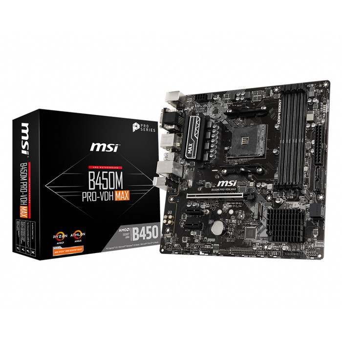 MSI B450M PRO-VDH MAX (Socket AM4)