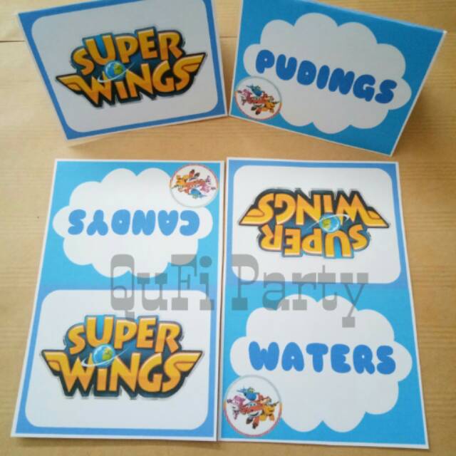 Dessert Label Super Wings
