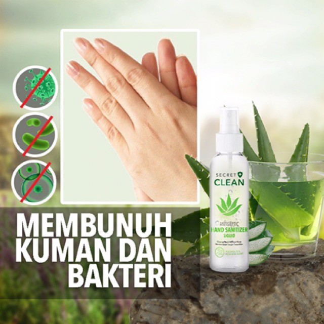 Secret hand sanitizer