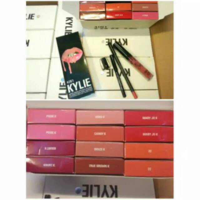 Kylie 4ini matte lipglos eleyner liptin serutan