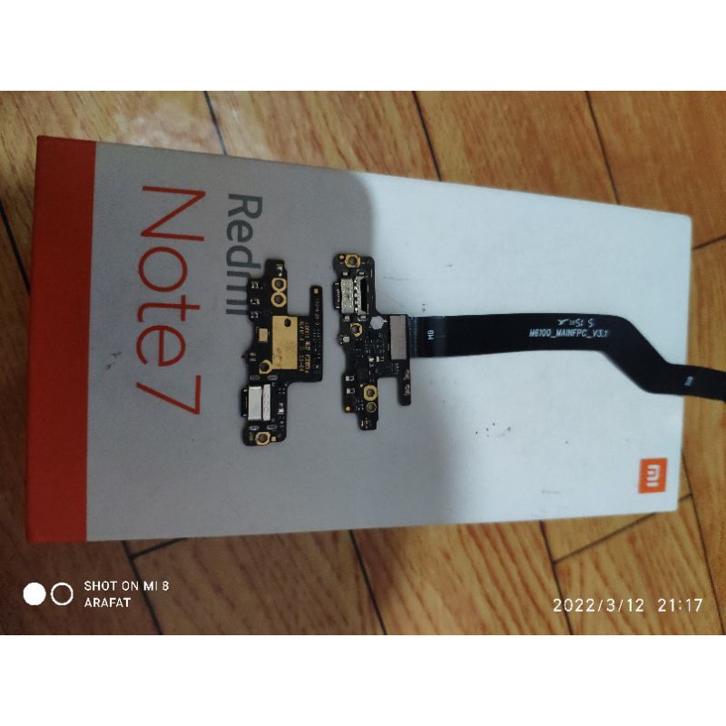pcb cas redmi note 7 ori copotan