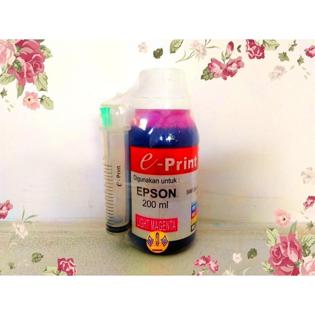 Tinta Printer Reguler E-Print Bulk Ink Epson 200ML Light Magenta
