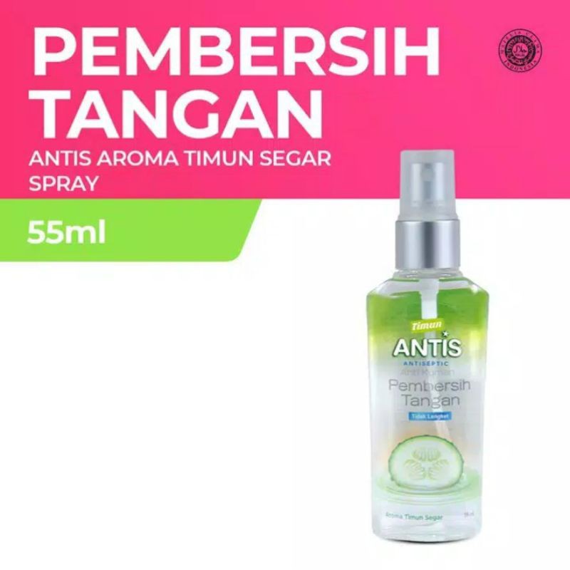 Antis Hand SANITIZER Timun 55ml