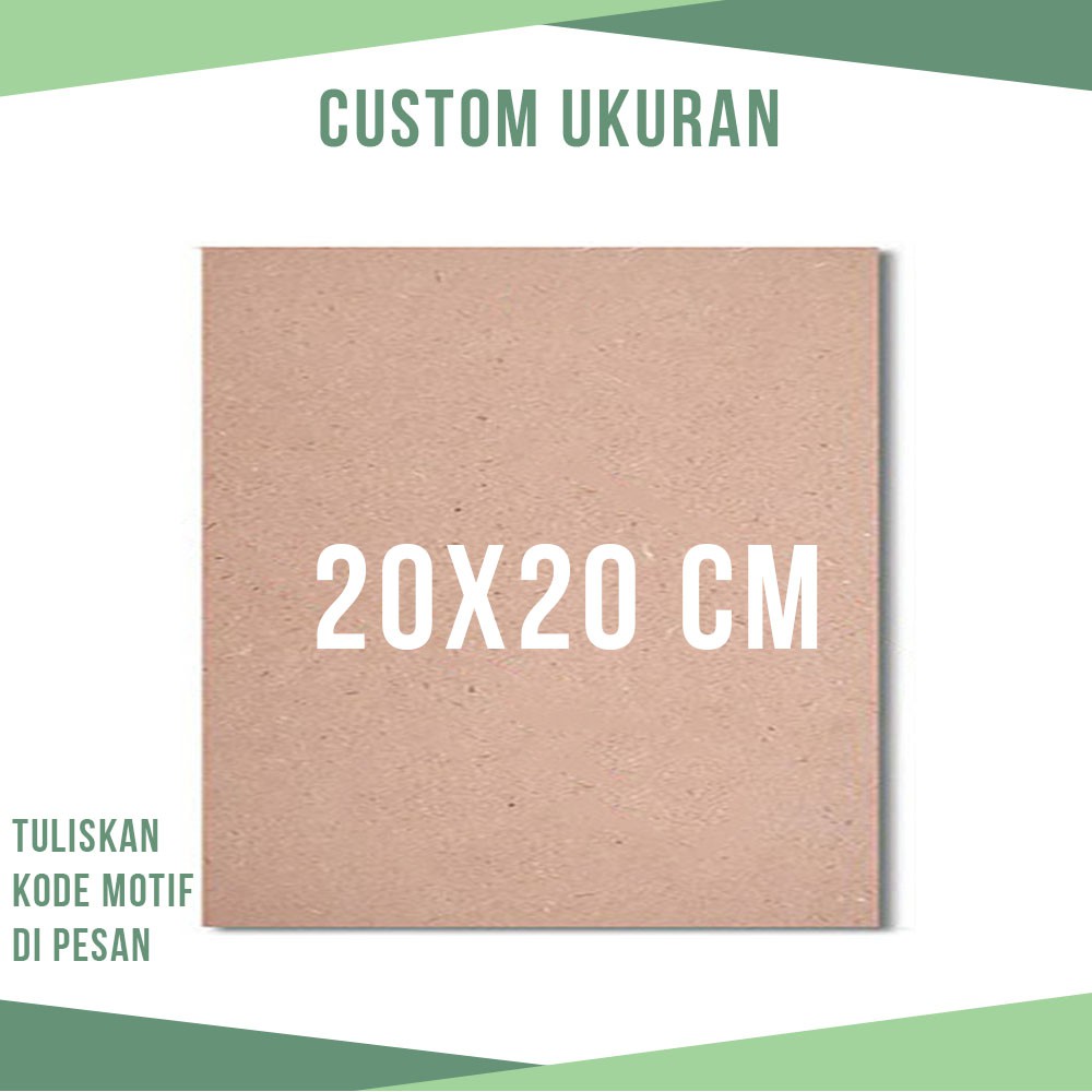 20x20cm CUSTOM UKURAN
