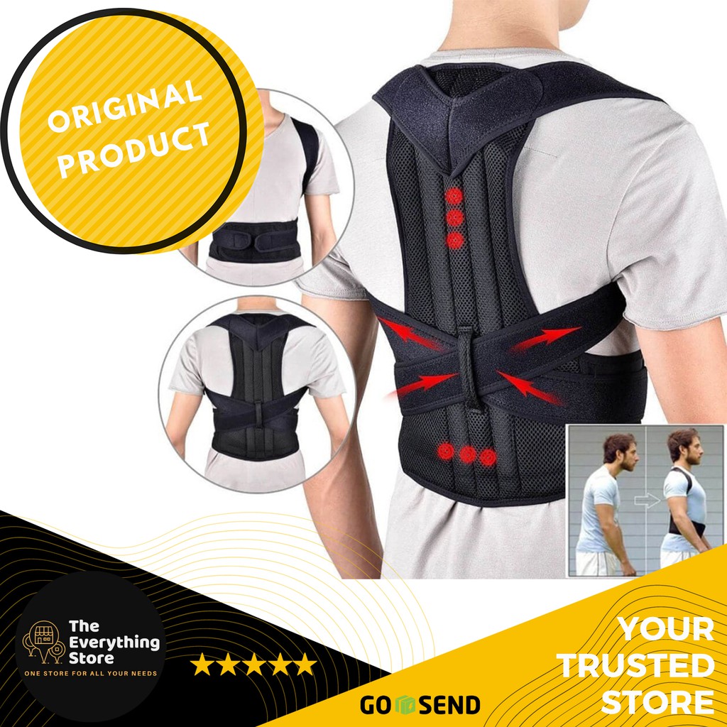 posture fit Korektor Postur Terapi Punggung Back Support Breathable