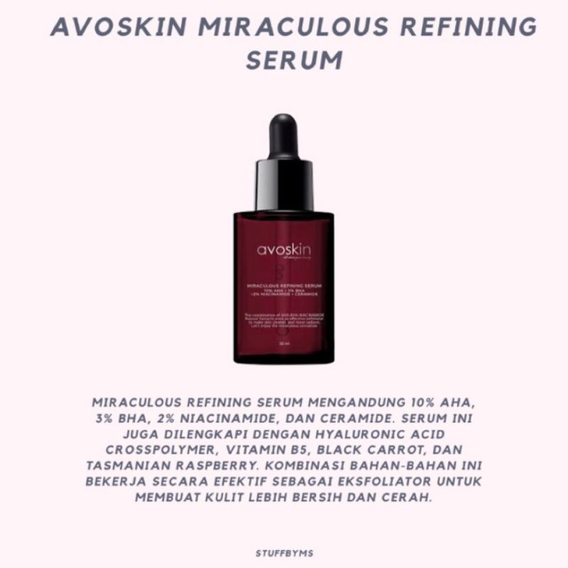 Avoskin Miracolous Refining Serum