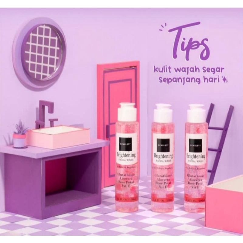 facial wash Scarlett