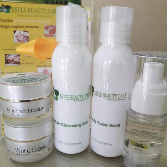 Paket cream glowing
