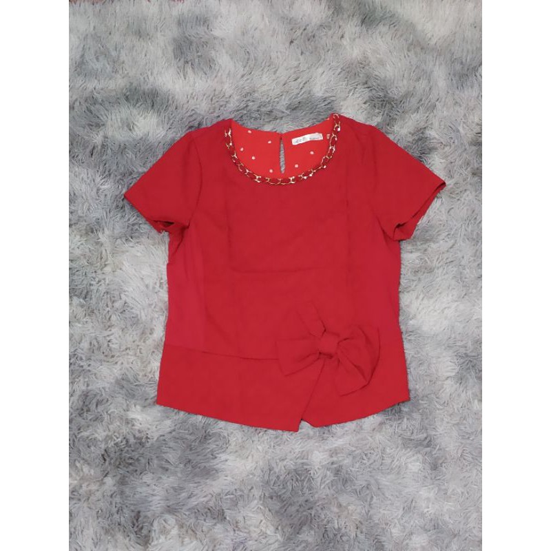 Blouse Red 3-Second