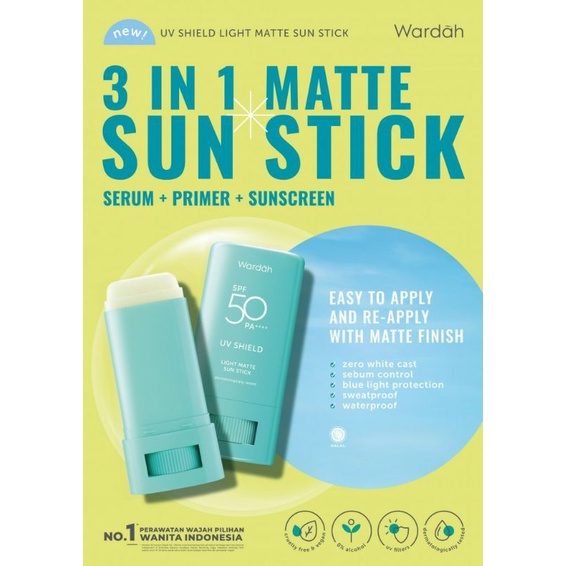 Wardah Light Matte Sun stick SPF 50