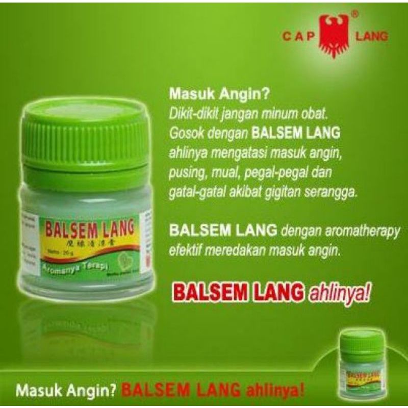 Obat gosok balsem cap lang