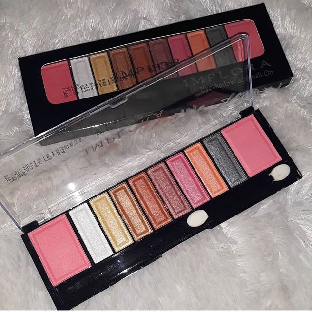 (7602) EYESHADOW IMPLORA 10 COLOUR