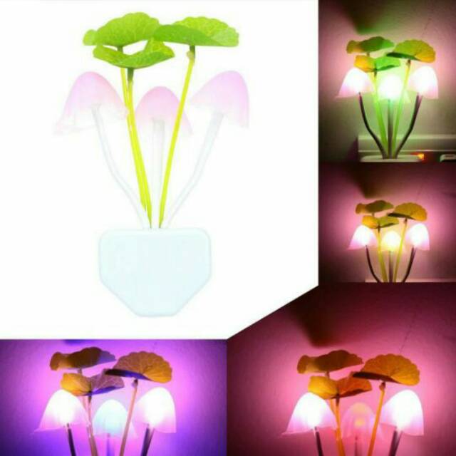 Lampu tidur jamur