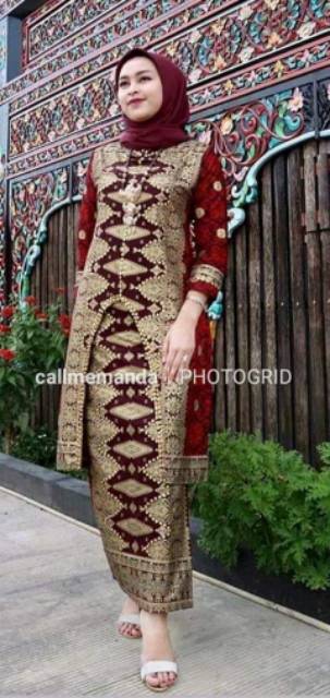 set songket kurung