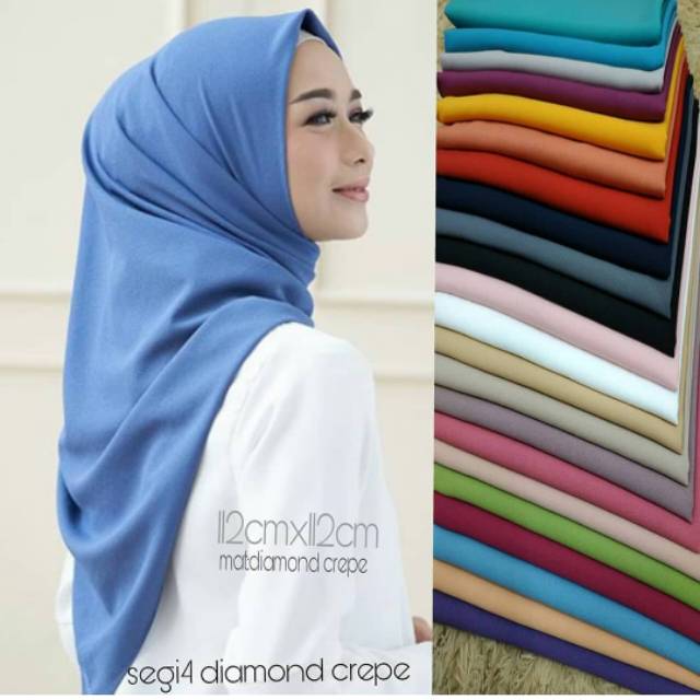 Segiempat diamond crepe