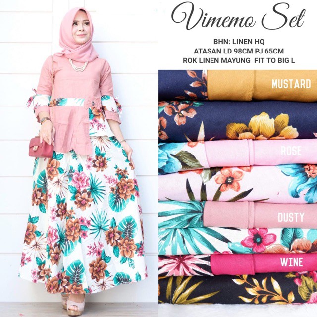 Vimemo set Girls Muslim Casual