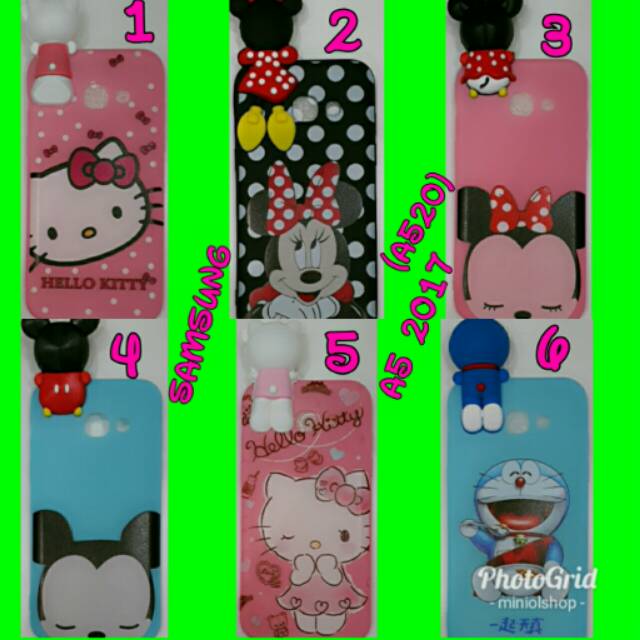 Samsung A5 2017 (A520)Silicon/softcase boneka intip