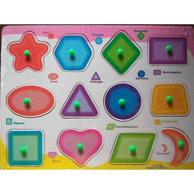 Puzzle knob bentuk