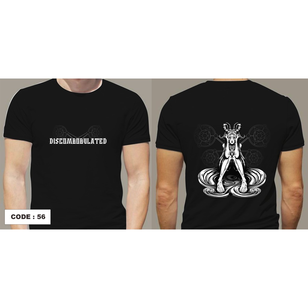 KAOS PENDEK TEMA GOTHIC DISCOMBOBULATED