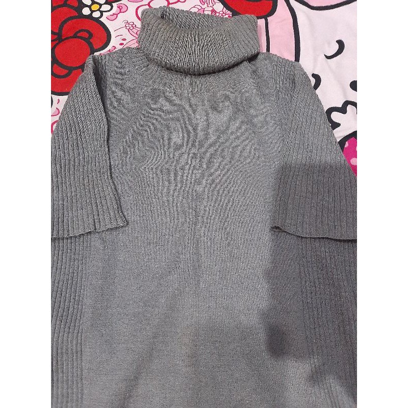 turtle neck Lengan Pendek