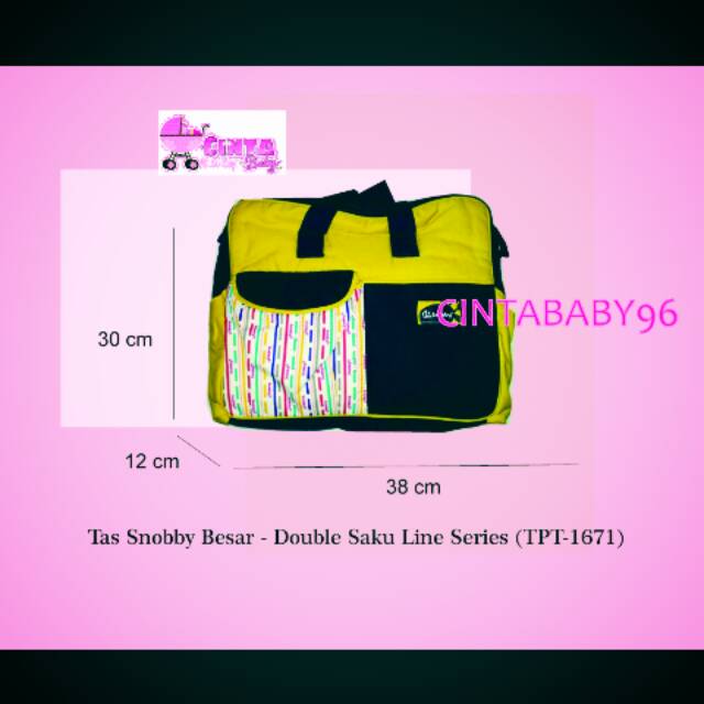 Tas Snobby Besar - Double saku Line Series