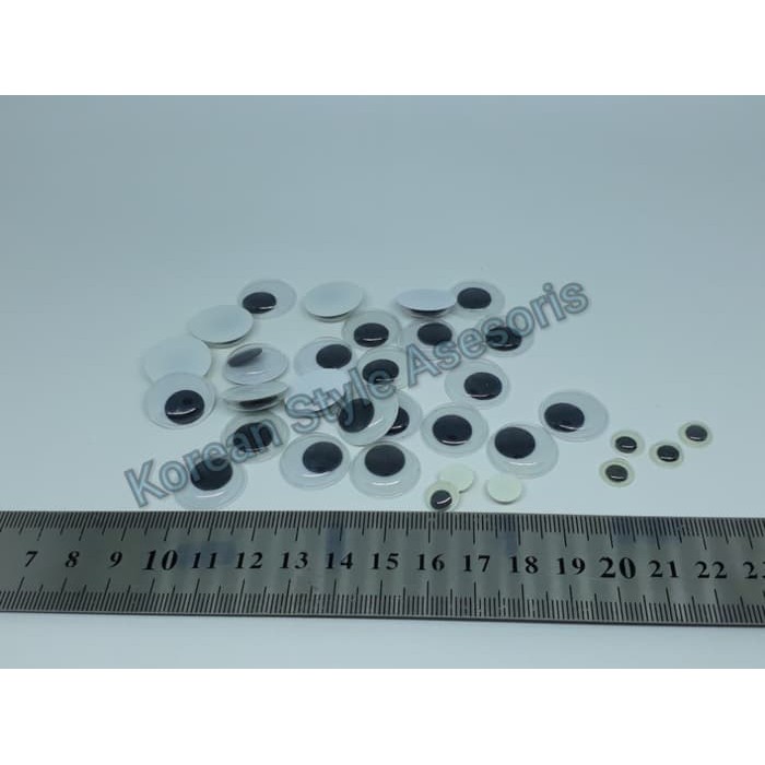 Mata boneka besar 18mm per pack